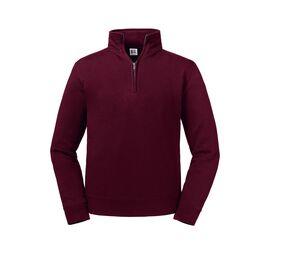 Russell RU270M - Sweatshirt com 1/2 fecho Authentic Borgonha