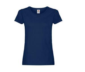 Fruit of the Loom SC1422 - Camiseta do pescoço redondo feminino Navy