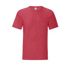 Fruit of the Loom SC150 - Icônicos t homens Heather Red