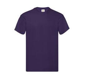 Fruit of the Loom SC220 - Camiseta masculina de gola redonda Purple
