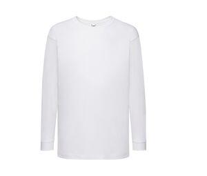 FRUIT OF THE LOOM SC6107 - Tee-shirt manche longue enfant Branco