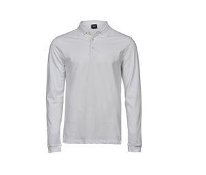 TEE JAYS TJ1406 - Polo stretch manches longues homme Branco