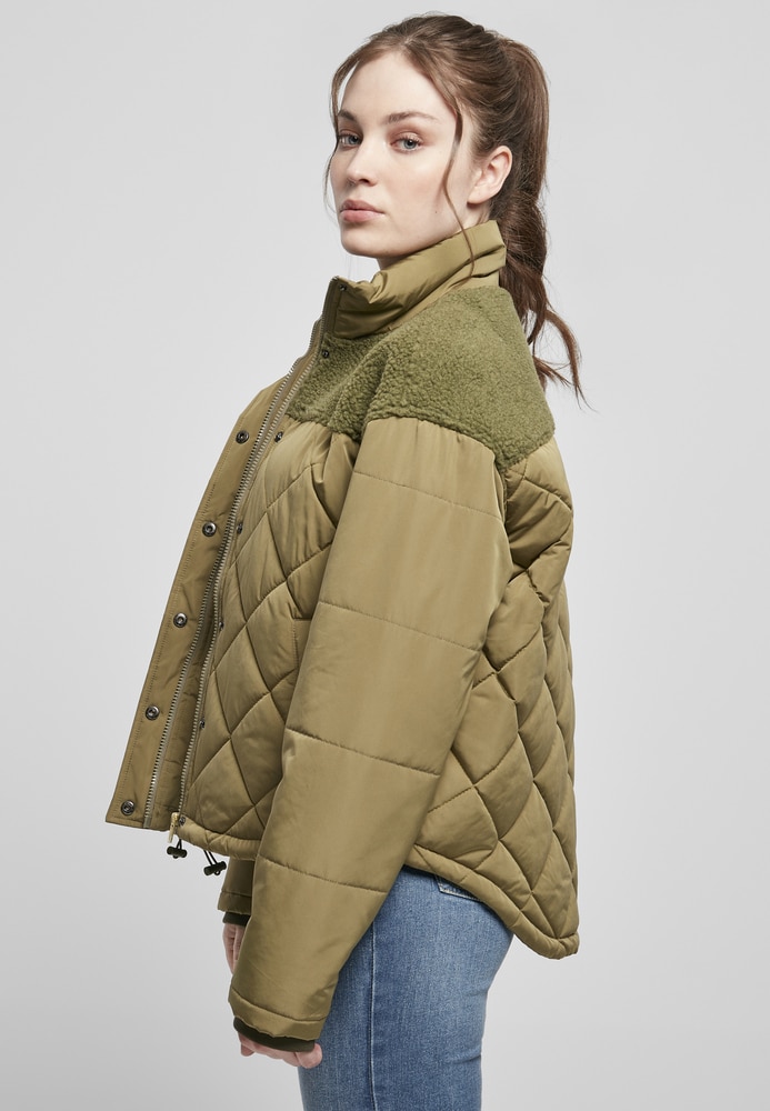 Urban Classics TB4552C - Ladies Oversized Diamond Quilt Puffer Jacket