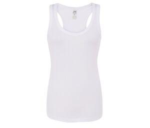 JHK JK421 - Camiseta feminina de alças de Aruba Branco