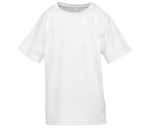 Spiro SP287J - T-shirt respirável AIRCOOL para crianças Branco