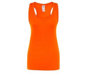 JHK JK421 - Camiseta feminina de alças de Aruba Laranja