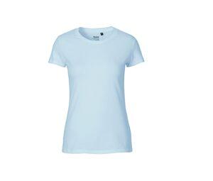 Neutral O81001 - Camiseta babylook mulher Neutral Light Blue