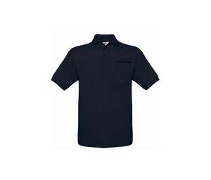 B&C BC415 - Camisa polo masculina com bolso