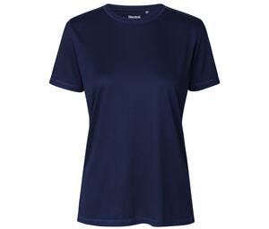 Neutral R81001 - Camiseta feminina de poliéster reciclado respirável Navy
