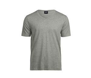 Tee Jays TJ5004 - Camiseta de decote em V masculina Heather Grey