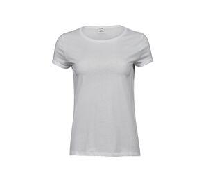 TEE JAYS TJ5063 - T-shirt manches retroussées Branco
