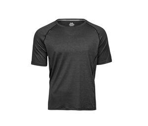 Tee Jays TJ7020 - Camiseta esportiva masculina Black Melange