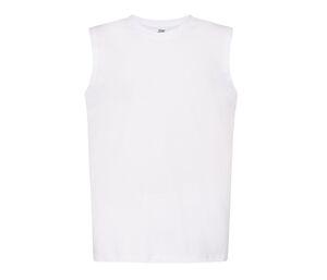 JHK JK406 - Camiseta masculina sem mangas Branco