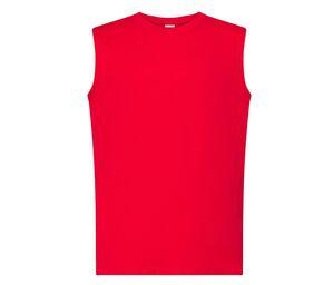 JHK JK406 - Camiseta masculina sem mangas Red