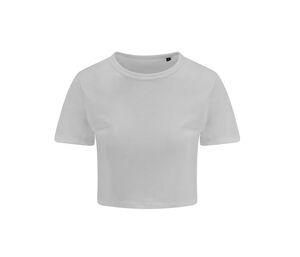 JUST T'S JT006 - T-shirt de triblend curta feminina Solid White