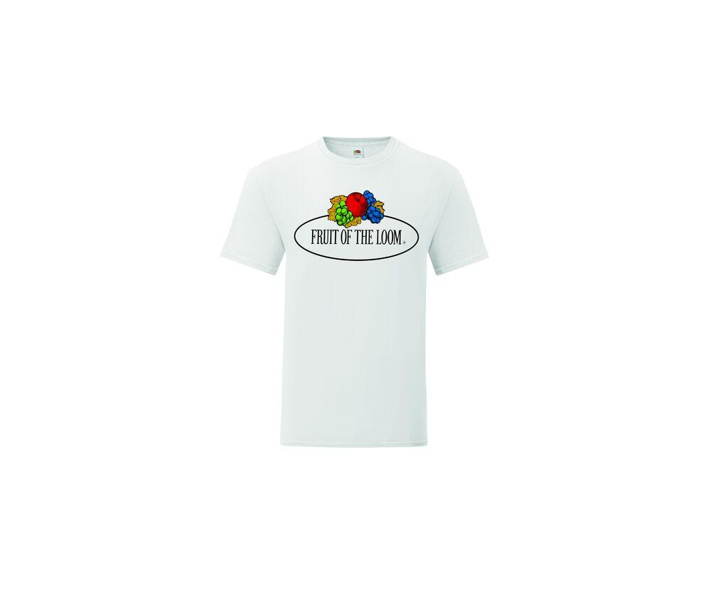 FRUIT OF THE LOOM VINTAGE SCV150 - Camiseta masculina com logotipo da Fruit of the Loom