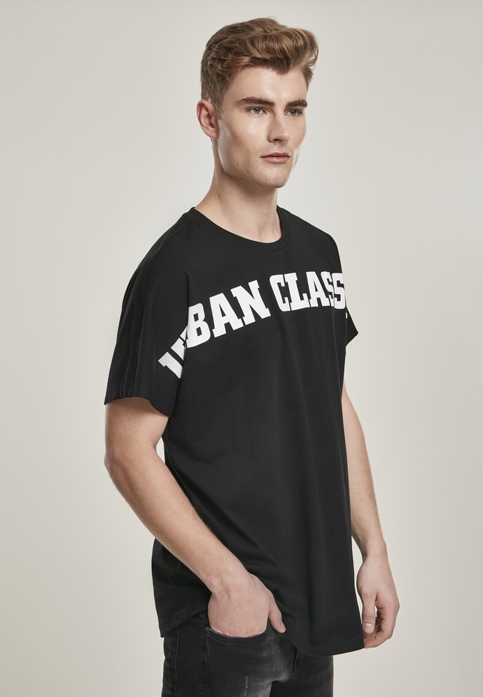 Urban Classics TB3183C - T-shirt comprida com logótipo grande