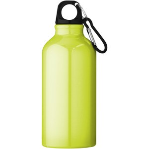 PF Concept 100002 - Garrafa de água com mosquetão em alumínio de 400 ml "Oregon" Neon Yellow