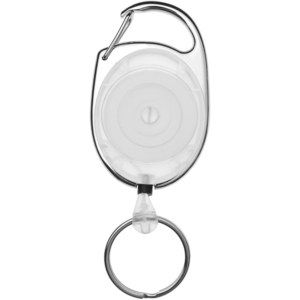 PF Concept 102104 - Porta-chaves com clipe extensível "Gerlos" Branco