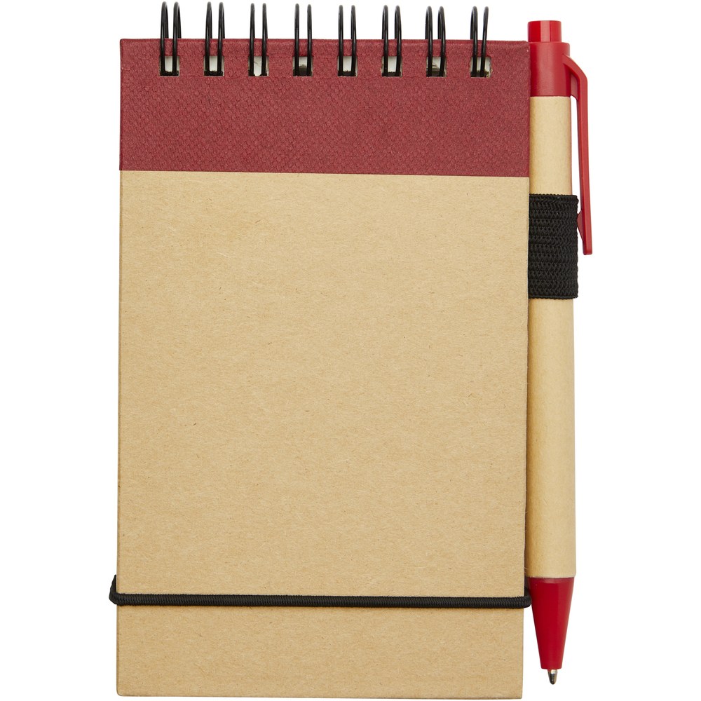 PF Concept 106269 - Caderno de bloco de notas A7 em papel reciclado e com caneta "Zuse"