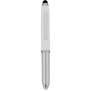 PF Concept 106563 - Esferográfica stylus com luz LED "Xenon" Branco