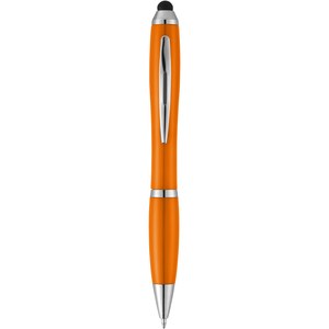 PF Concept 106739 - Caneta stylus com pega colorida "Nash" Laranja