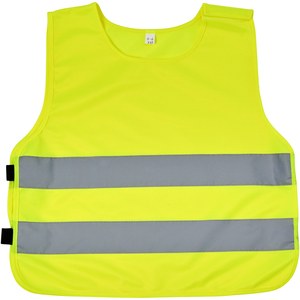 RFX™ 122023 - Colete de segurança com gancho e laço para crianças de 7-12 anos de idade "Marie" Neon Yellow