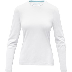 Elevate NXT 38019 - T-shirt de manga comprida de material orgânico Ponoka de mul Branco