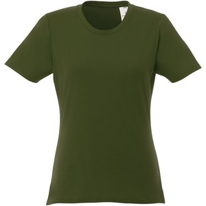 Elevate Essentials 38029 - T-shirt de manga curta de mulher ”Heros” Exército Verde