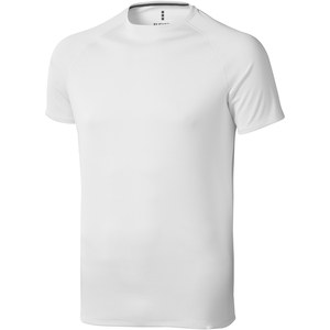 Elevate Life 39010 - T-shirt de manga curta Niagara de homem com corte descontraí Branco