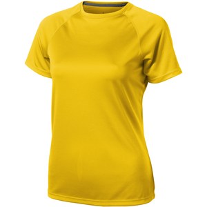 Elevate Life 39011 - T-shirt manga curta cool fit de mulher "Niagara" Yellow