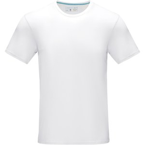 Elevate NXT 37506 - T-shirt para homem orgânica GOTS "Azurite" Branco