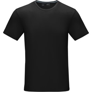 Elevate NXT 37506 - T-shirt para homem orgânica GOTS "Azurite" Solid Black
