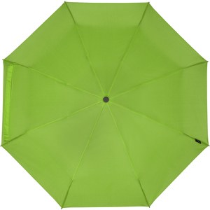 PF Concept 109145 - Guarda-chuva de RPET com 21'', dobrável à prova de vento "Birgit" Lime Green