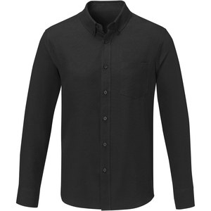 Elevate Essentials 38178 - Camisa de homem de manga comprida "Pollux" Solid Black