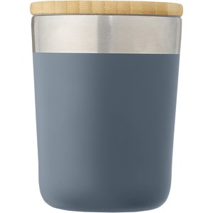 PF Concept 100670 - Copo térmico de 300 ml de cobre isolado a vácuo em aço inoxidável com tampa de bambu "Lagan" Ice Blue