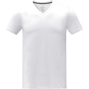 Elevate Life 38030 - T-shirt de manga curta e gola em V para homem "Somoto"  Branco