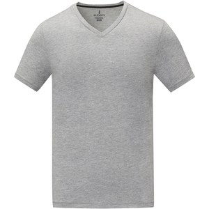 Elevate Life 38030 - T-shirt de manga curta e gola em V para homem "Somoto"  Heather Grey