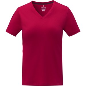 Elevate Life 38031 - T-shirt de manga curta e gola em V para mulher "Somoto"  Red