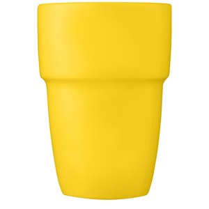PF Concept 100686 - Conjunto de oferta de 4 peças de chávenas empilháveis de 280 ml "Staki" Yellow