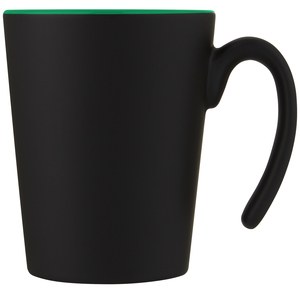 PF Concept 100687 - Chávena de cerâmica de 360 ml com cabo "Oli" Verde