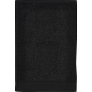 Seasons 117004 - Toalha de algodão de 550 g/m² (30 x 50 cm) "Chloe" Solid Black
