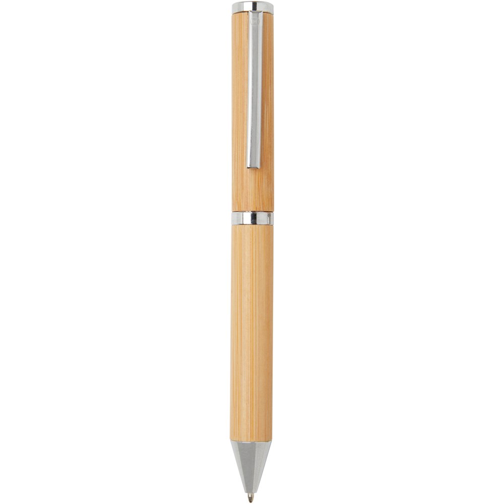 Marksman 107833 - Conjunto de presente de esferográfica e caneta rollerball em bambu "Apolys" 