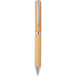 Marksman 107833 - Conjunto de presente de esferográfica e caneta rollerball em bambu "Apolys"  Natural