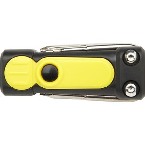 STAC 104569 - Conjunto de chave de fendas 8 em 1 de plástico reciclado RCS com maçarico "Octo" Yellow