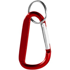 PF Concept 104572 - Porta-chaves com mosquetão de alumínio reciclado RCS "Timor" Red