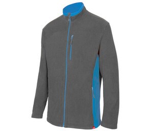 VELILLA V1504 - VESTE POLAIRE BICOLORE Grey/Sky Blue