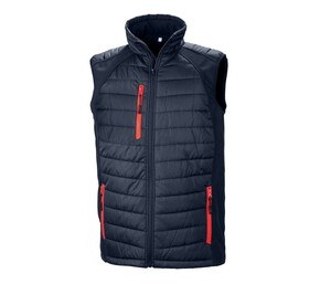 RESULT RS238 - Bodywarmer matelassé Navy / Red