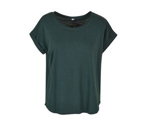 Build Your Brand BY036 - Camiseta corpo extendido Bottle Green