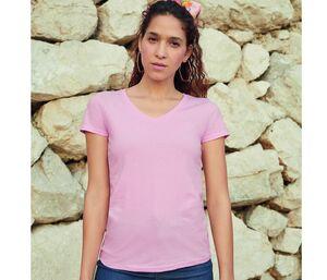 Fruit of the Loom SC601 - T-Shirt Mulher Valueweight Gola V